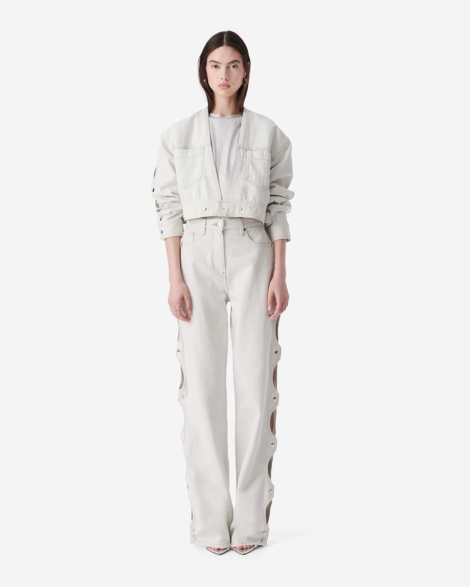 УКОРОЧЕННАЯ КУРТКА ИЗ ДЕНИМА JASMIN