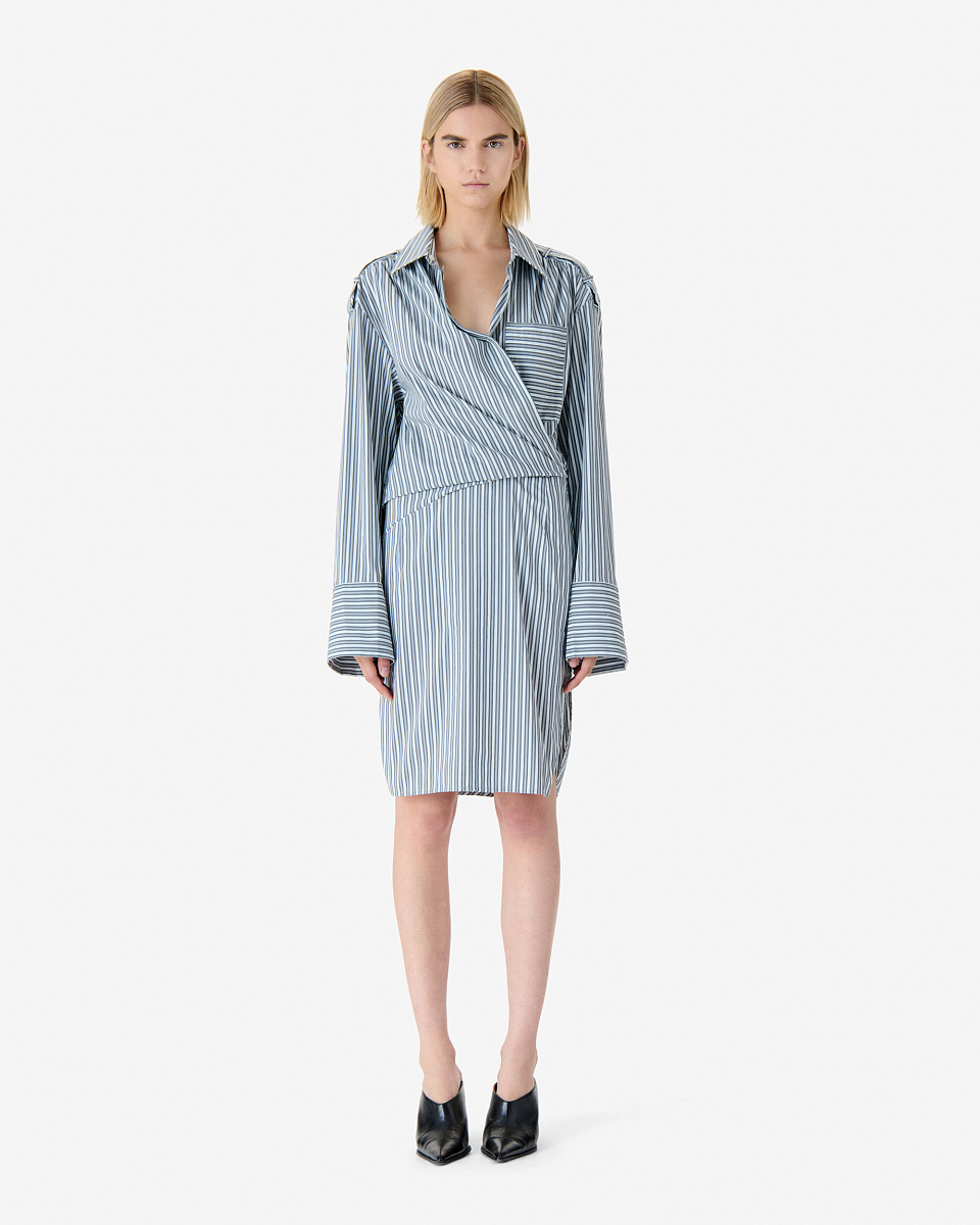 ПЛАТЬЕ-РУБАШКА В ПОЛОСКУ LAZUL