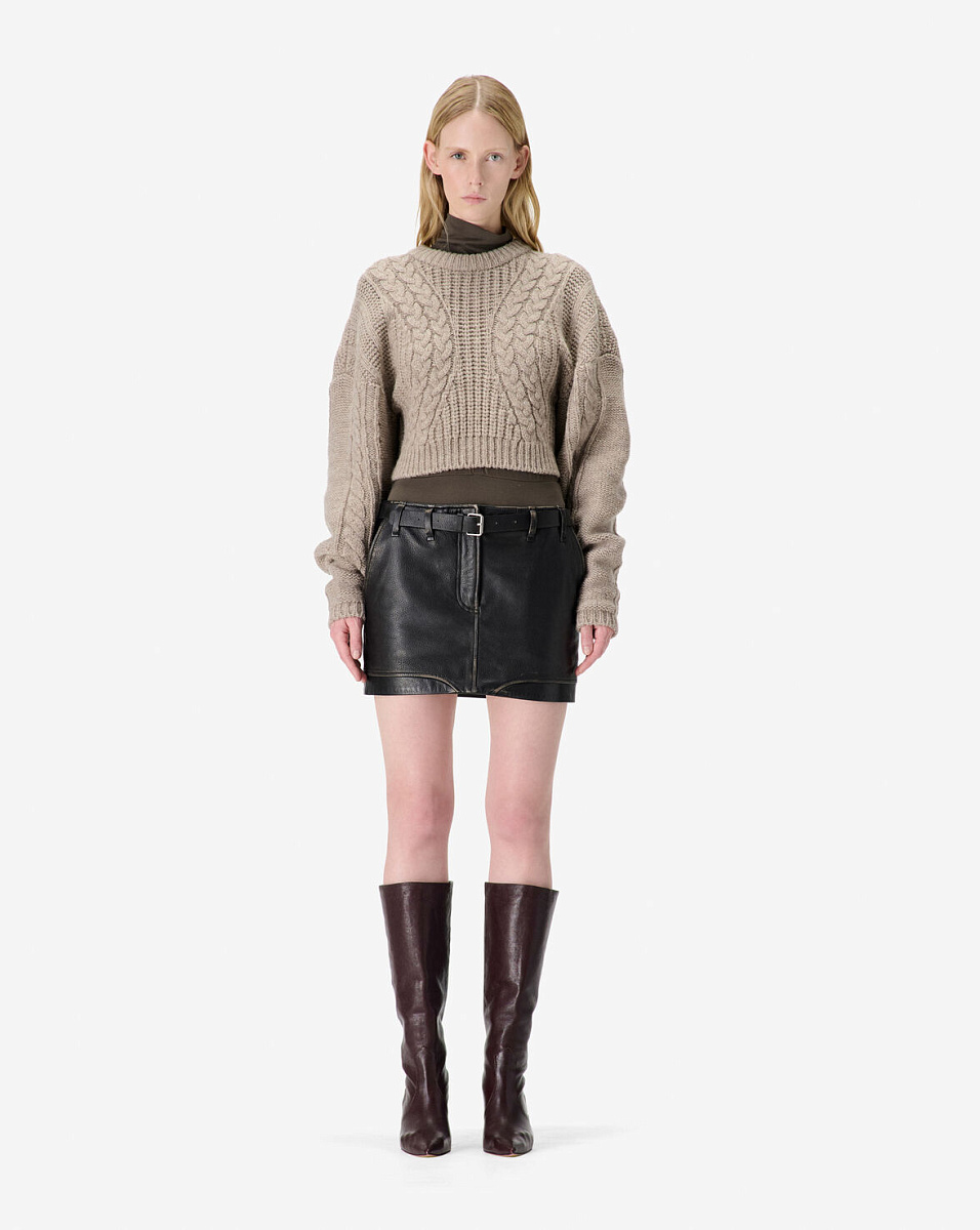 МИНИ-ЮБКА ИЗ КОЖИ THAMES