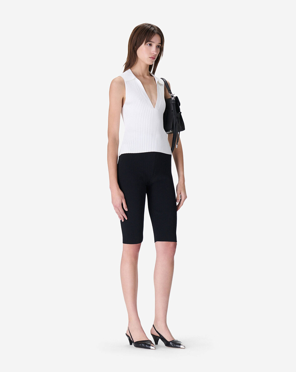 ТОП С ВЫРЕЗОМ В СТИЛЕ ПОЛО KENZIE