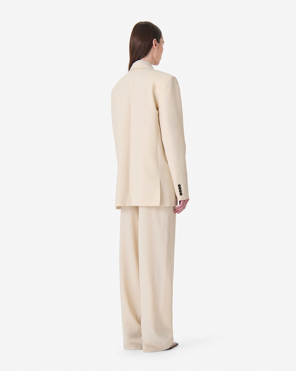 ОДНОБОРТНЫЙ БЛЕЙЗЕР В БЕЖЕВОМ ЦВЕТЕ ALAPI