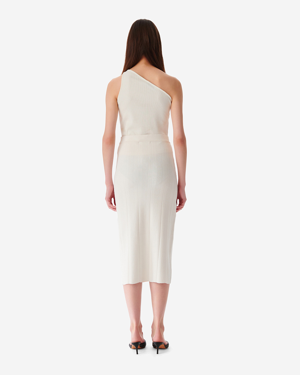 ЮБКА МИДИ ИЗ ТРИКОТАЖА В РУБЧИК CAIFA ЮБКА МИДИ ИЗ ТРИКОТАЖА В РУБЧИК CAIFA