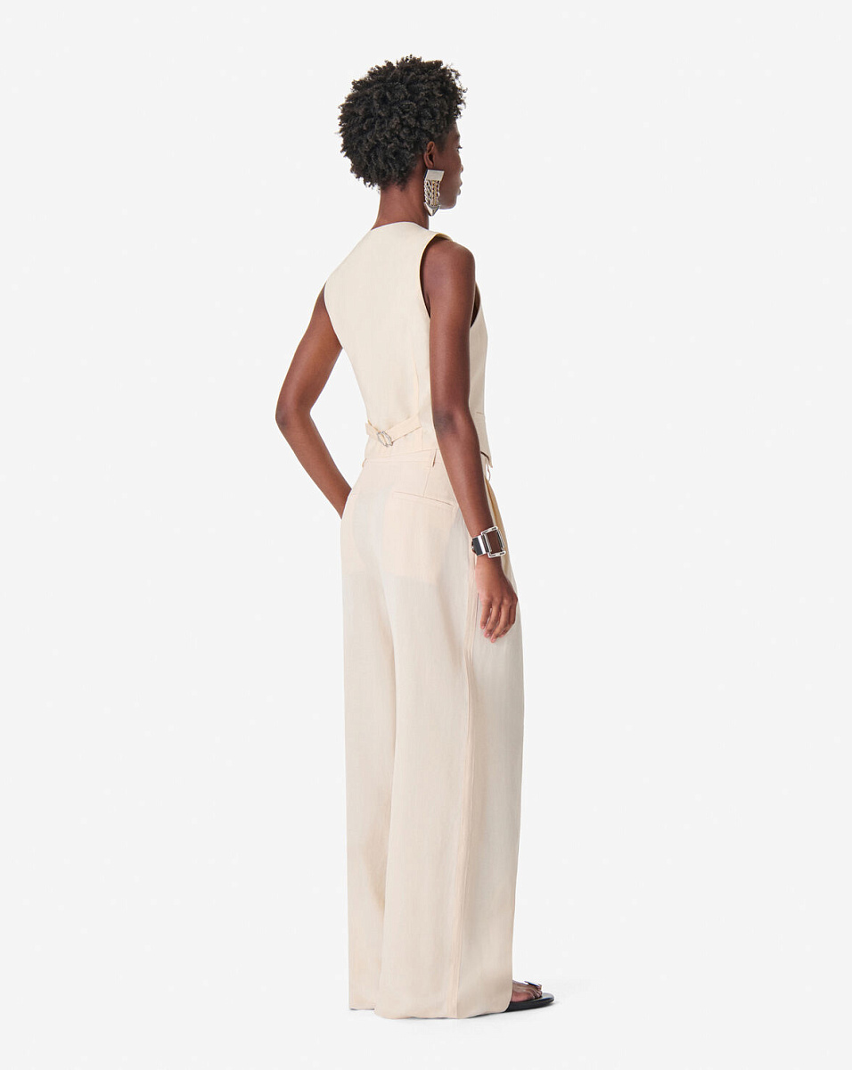 БЕЖЕВЫЙ КОСТЮМНЫЙ ЖИЛЕТ HIDA