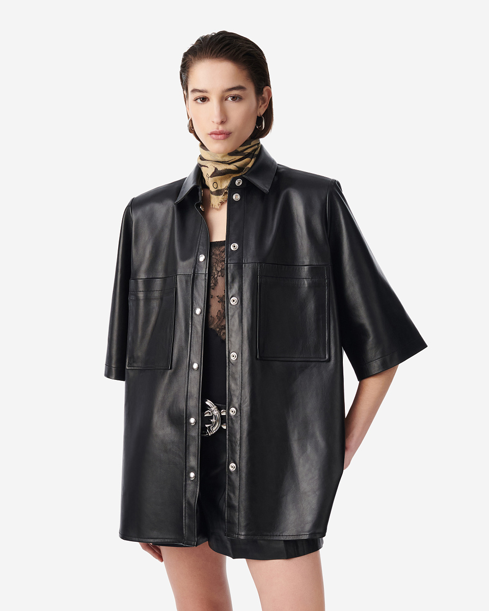 ВЕРХНЯЯ РУБАШКА ИЗ КОЖИ MOHA