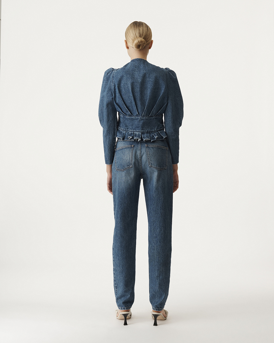 ДЖИНСЫ MOM FIT С ВЫСОКОЙ ПОСАДКОЙ BROOKE