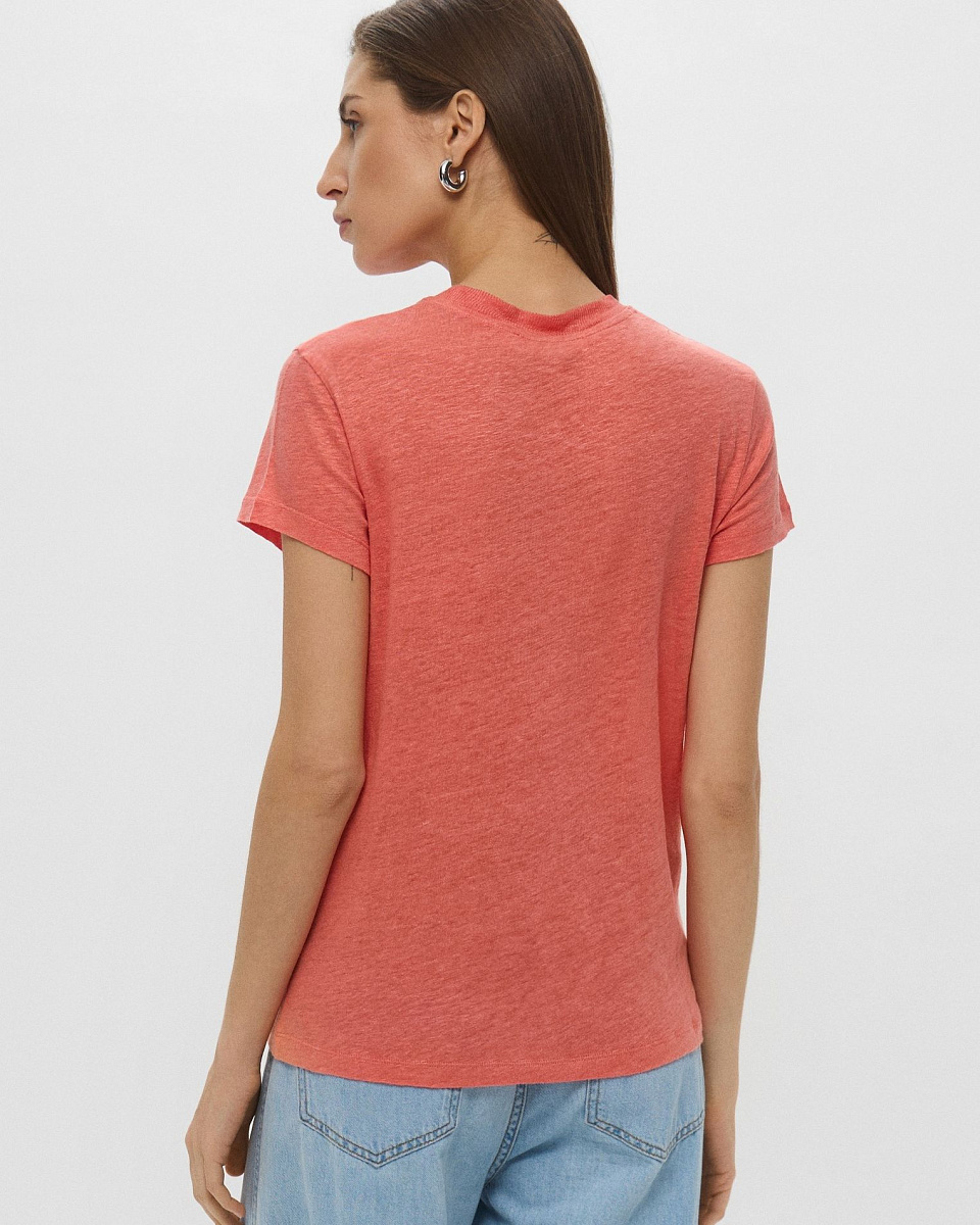 ЛЬНЯНАЯ ФУТБОЛКА С КРУГЛЫМ ВЫРЕЗОМ THIRD