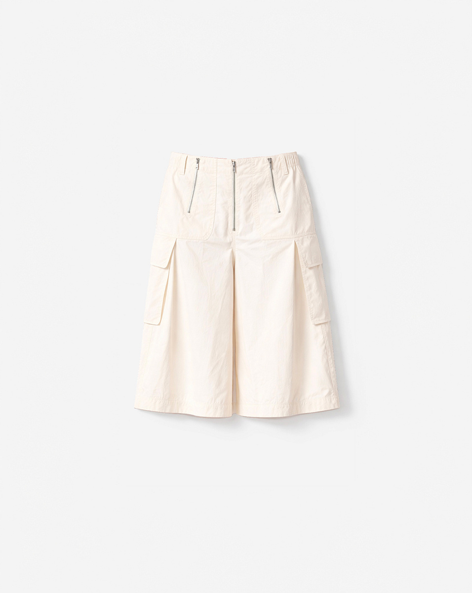 БЕЛЫЕ УДЛИНЕННЫЕ ШОРТЫ WAFFA