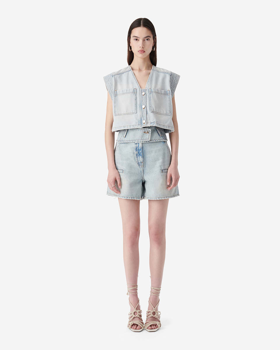 ЖИЛЕТ ИЗ ДЕНИМА SOAZIC