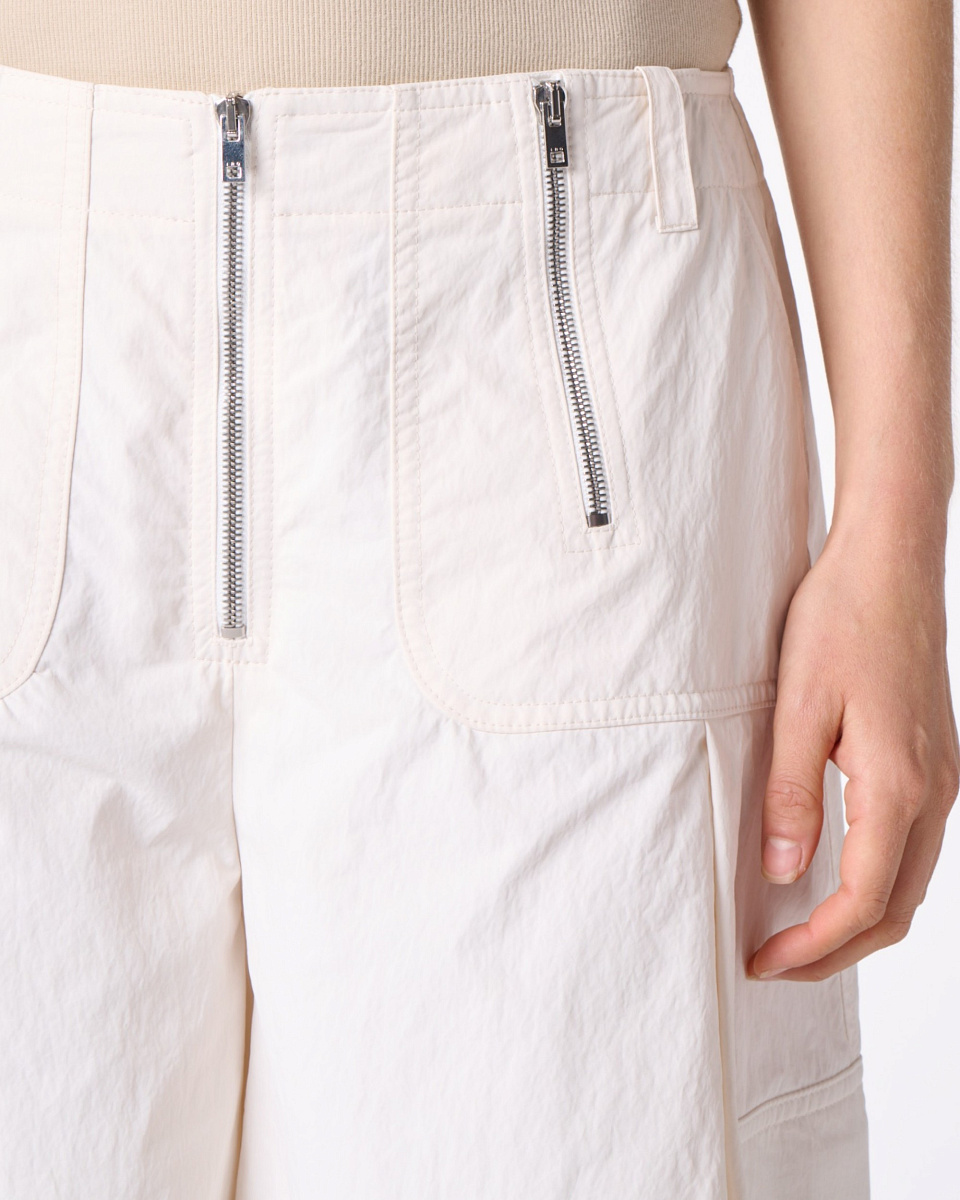 БЕЛЫЕ УДЛИНЕННЫЕ ШОРТЫ WAFFA