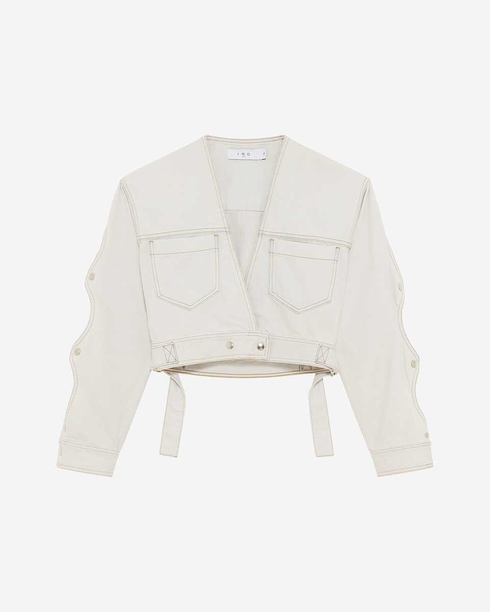 УКОРОЧЕННАЯ КУРТКА ИЗ ДЕНИМА JASMIN