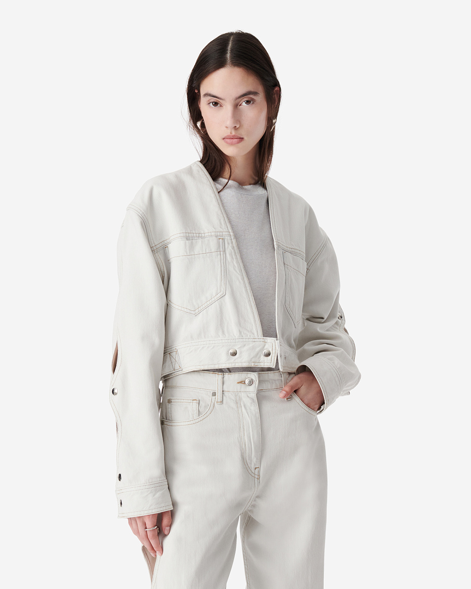 УКОРОЧЕННАЯ КУРТКА ИЗ ДЕНИМА JASMIN