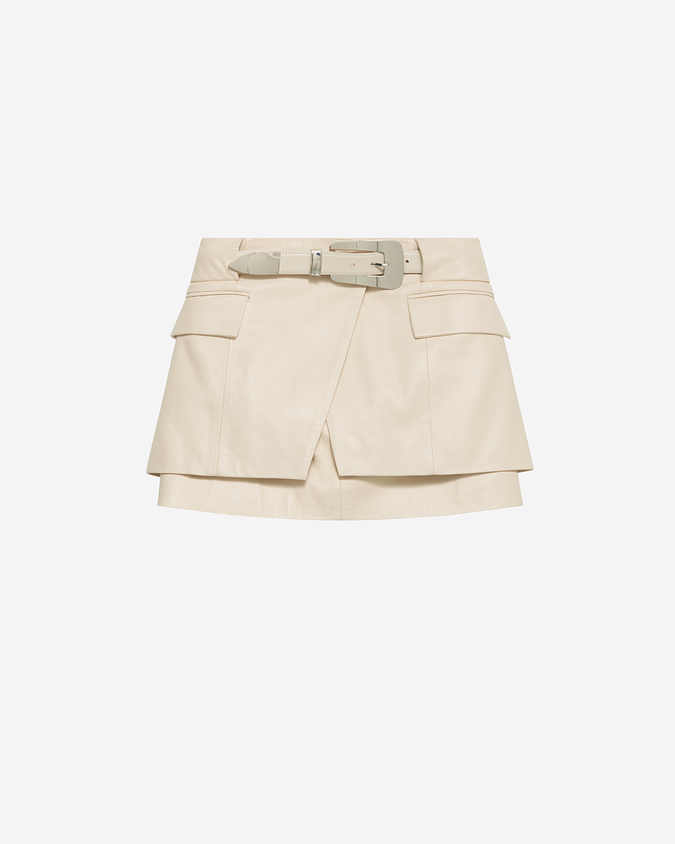 КОРОТКАЯ ЮБКА ИЗ КОЖИ YORI