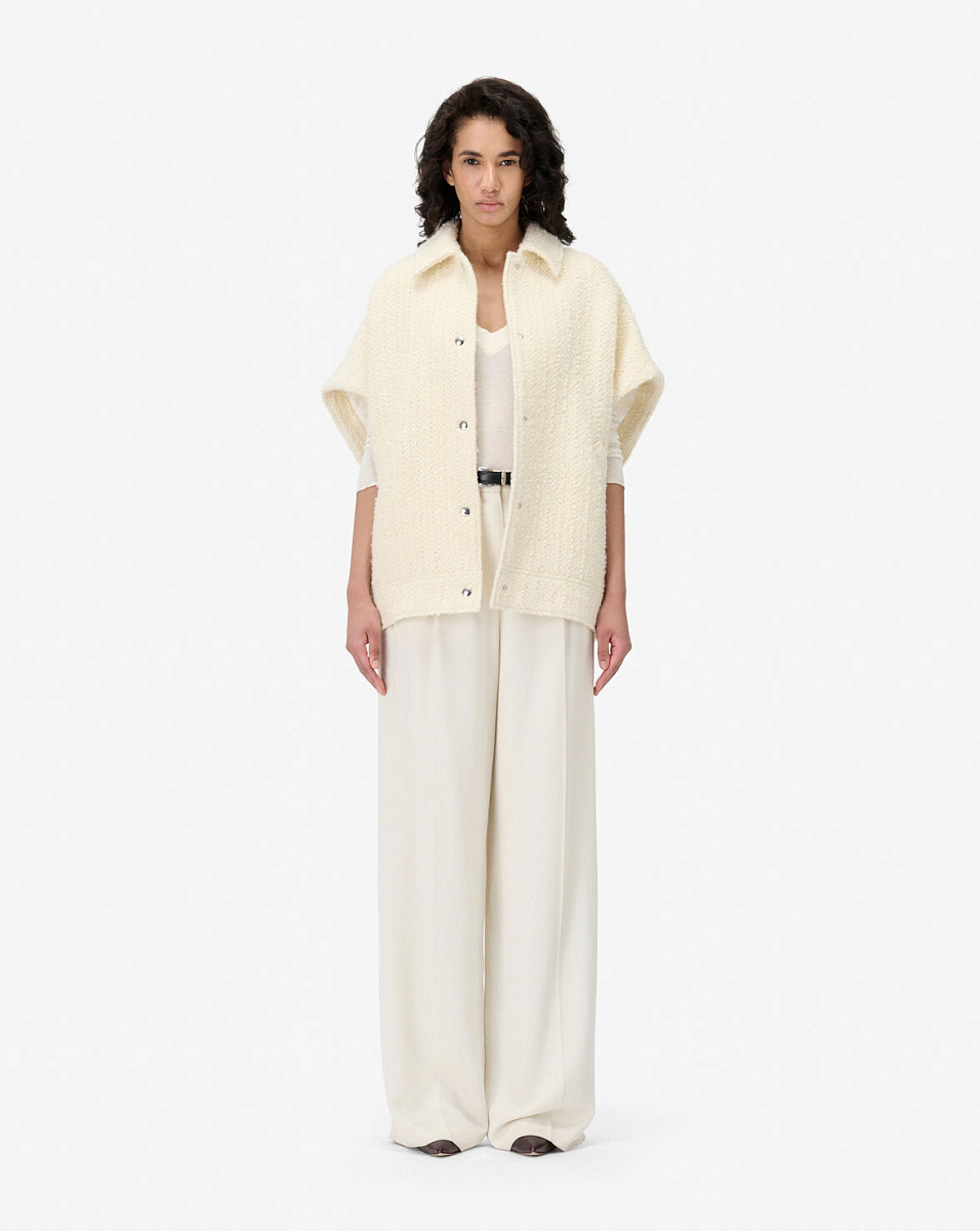 ЖИЛЕТ ИЗ СМЕСОВОЙ ШЕРСТИ HATORIA