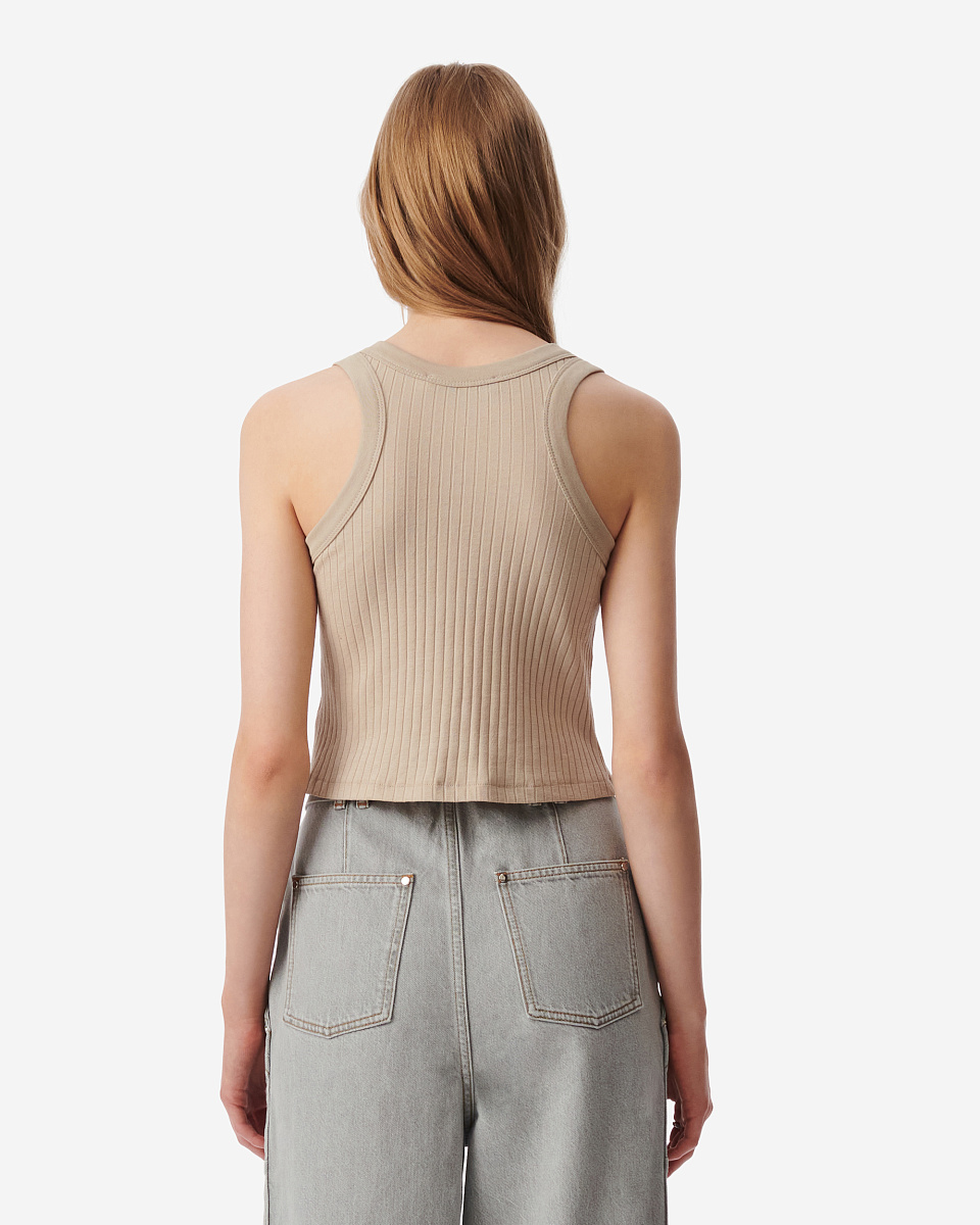 УКОРОЧЕННЫЙ ТОП В РУБЧИК EMMA УКОРОЧЕННЫЙ ТОП В РУБЧИК EMMA