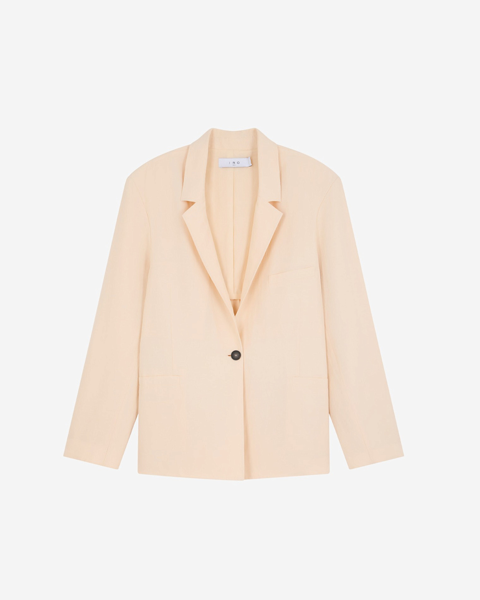 БЕЖЕВЫЙ КОСТЮМНЫЙ ЖАКЕТ HALINE