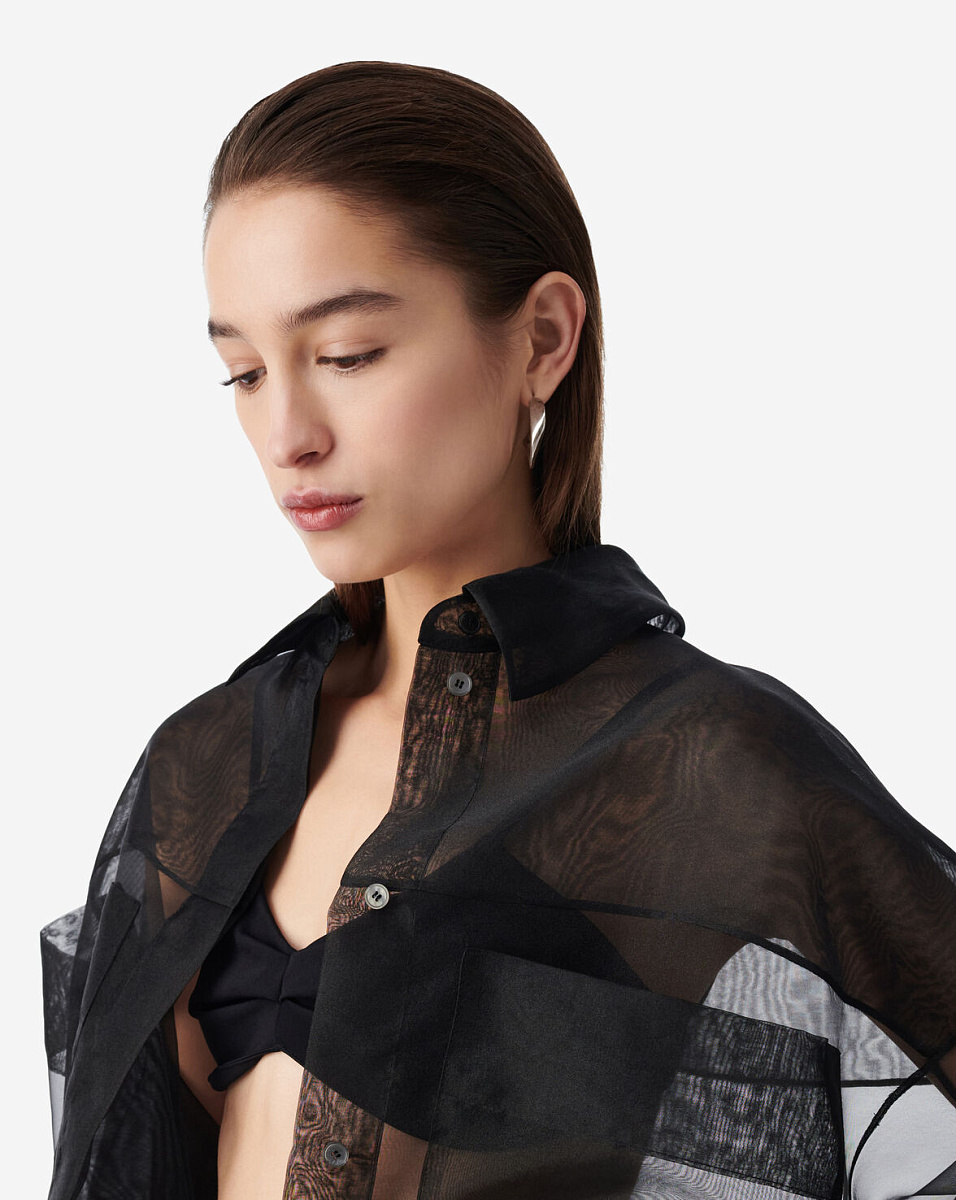 РУБАШКА ИЗ ОРГАНЗЫ LEONIE