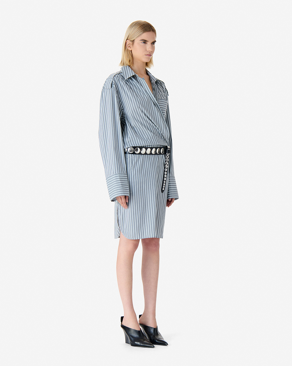 ПЛАТЬЕ-РУБАШКА В ПОЛОСКУ LAZUL