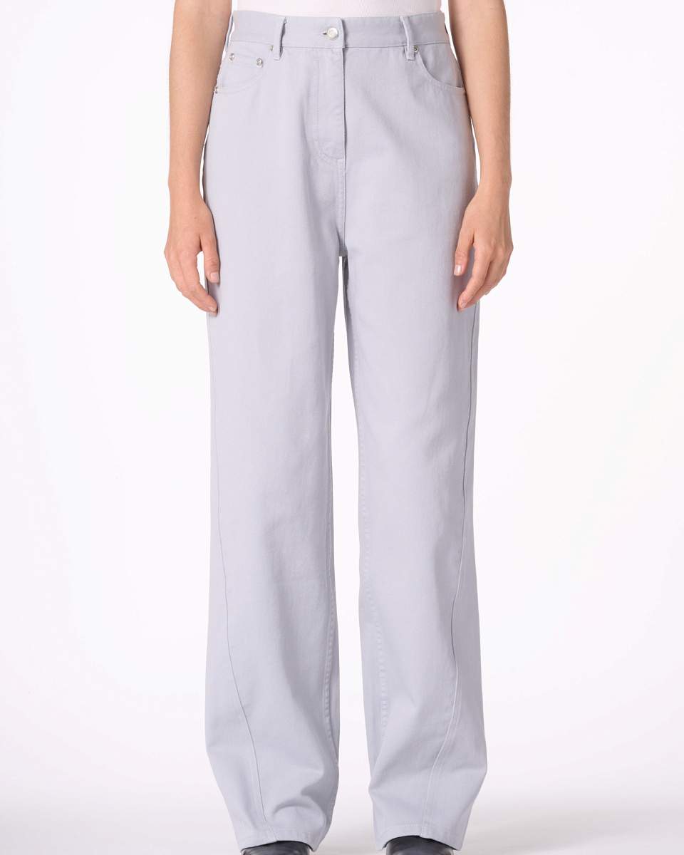 СЕРЫЕ ДЖИНСЫ ПРЯМОГО КРОЯ AURELIEN