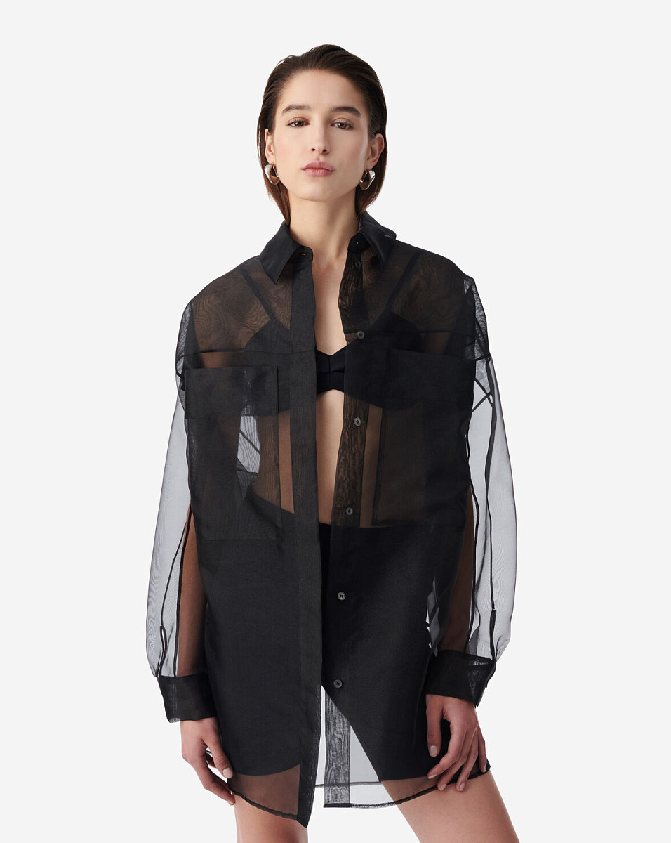 РУБАШКА ИЗ ОРГАНЗЫ LEONIE