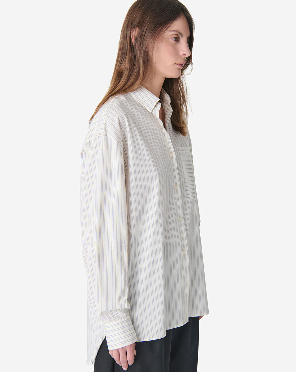 БЕЛАЯ РУБАШКА В ПОЛОСКУ LASMY