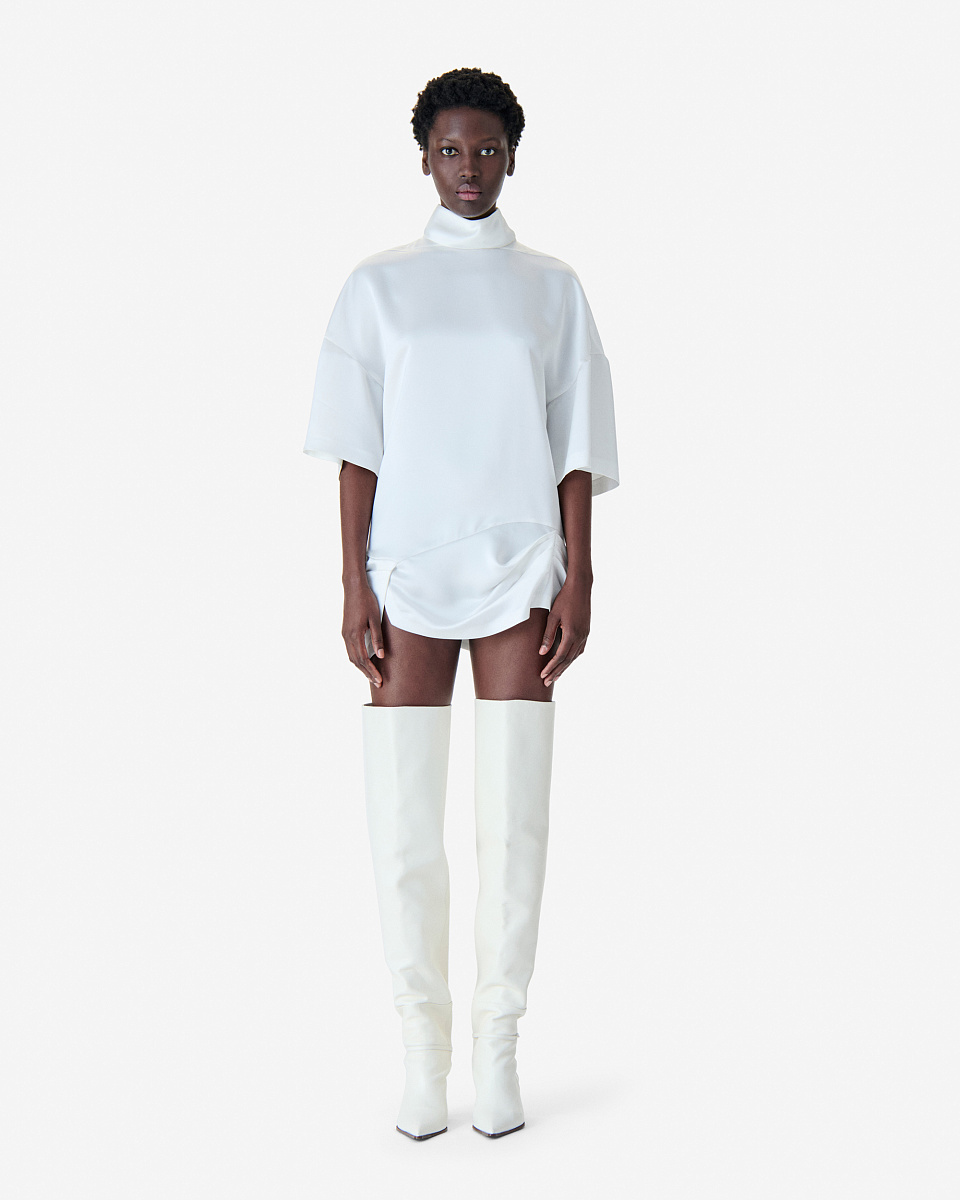 БЕЛОЕ ПЛАТЬЕ ДЛИНЫ МИНИ TIKKA