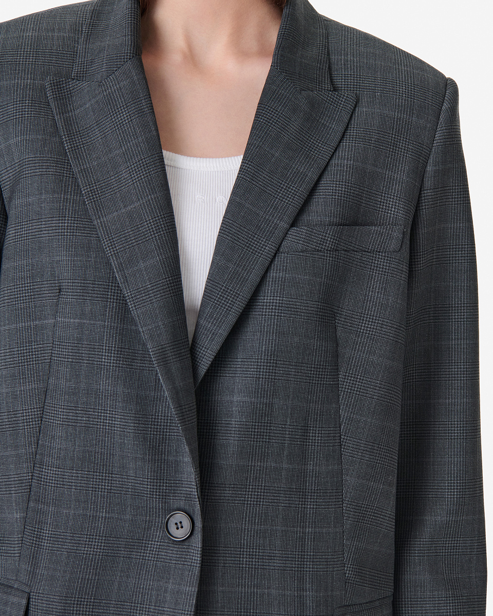 КОСТЮМНЫЙ ЖАКЕТ В КЛЕТКУ CALU