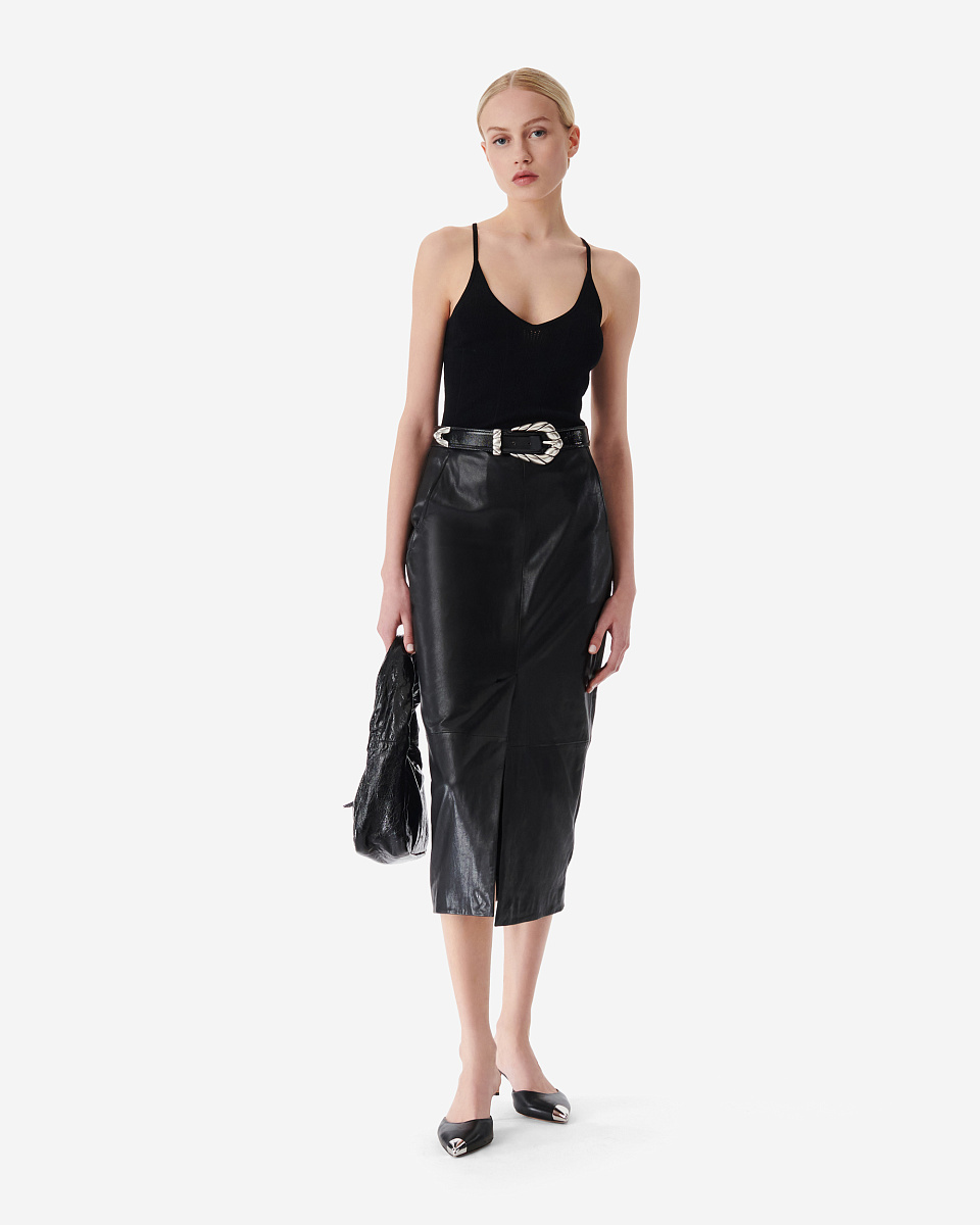 ТРИКОТАЖНЫЙ ТОП С V-ОБРАЗНЫМ ВЫРЕЗОМ COBY ТРИКОТАЖНЫЙ ТОП С V-ОБРАЗНЫМ ВЫРЕЗОМ COBY