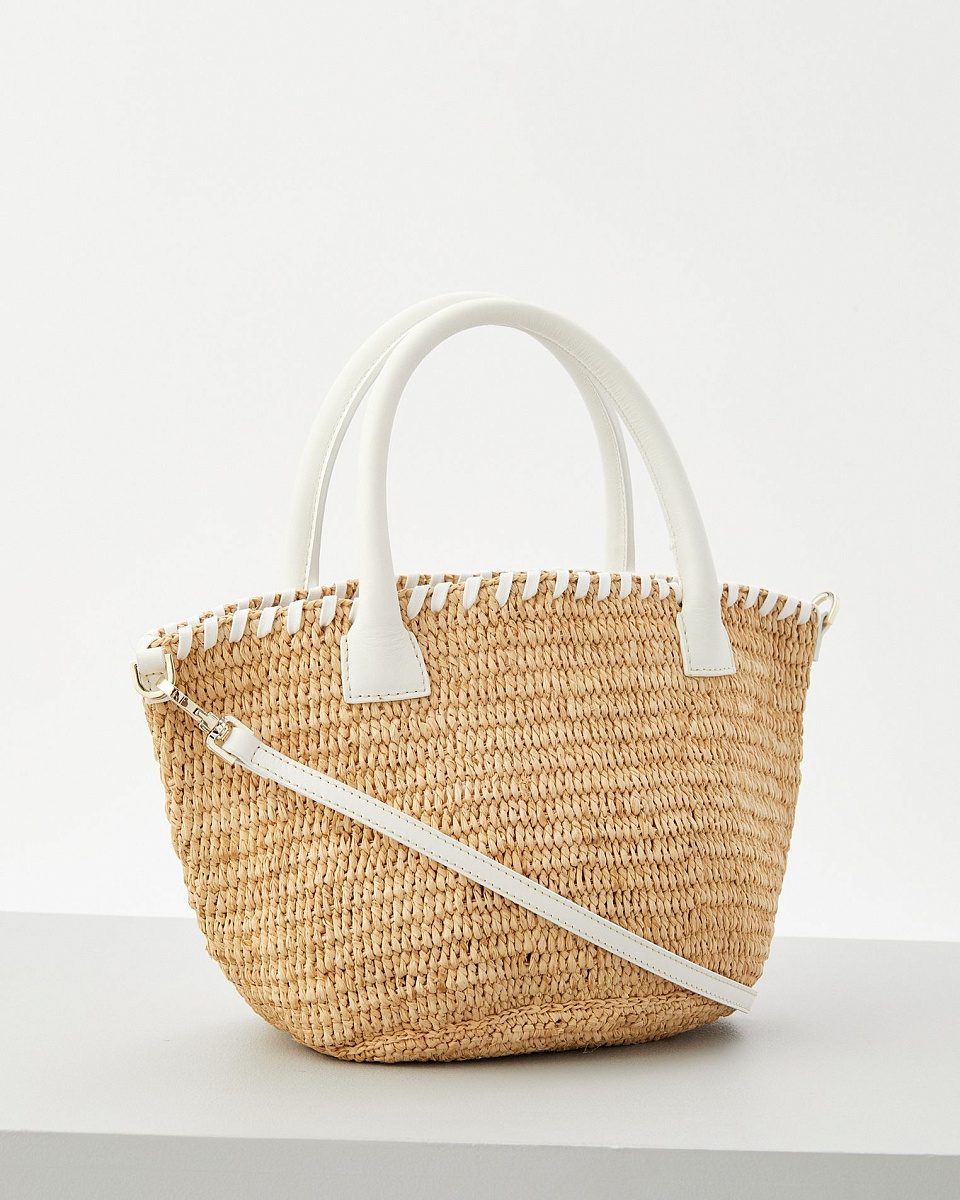 ПЛЕТЕНАЯ СУМКА ИЗ РАФИИ NARCY