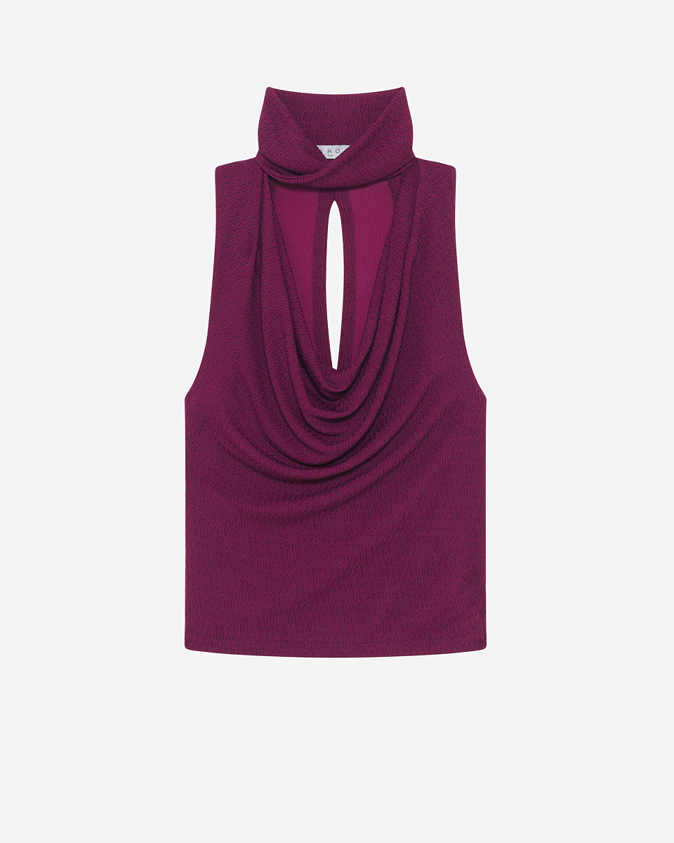 ТРИКОТАЖНЫЙ ТОП С ЛЮРЕКСОМ MARLENE