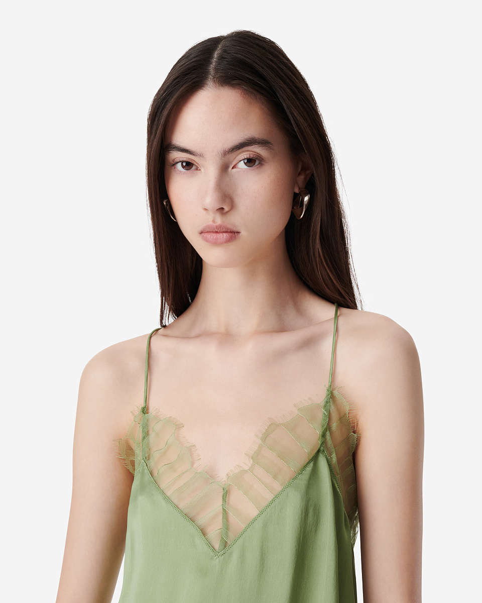 ШЕЛКОВЫЙ ТОП С КРУЖЕВОМ BERWYN