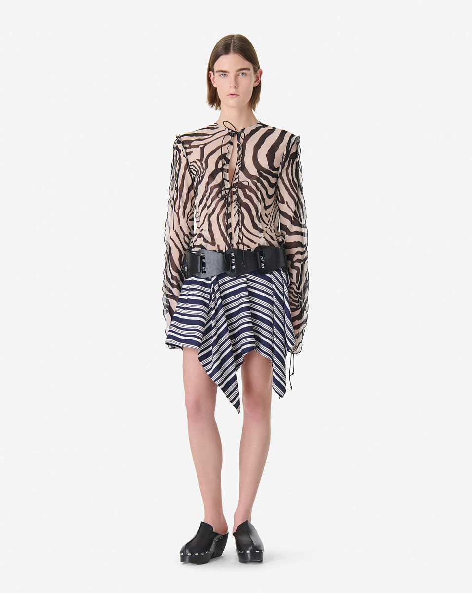 БЛУЗА С ПРИНТОМ TRECY