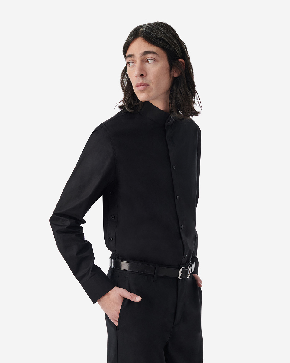 КЛАССИЧЕСКАЯ РУБАШКА С ВОРОТНИКОМ-СТОЙКОЙ ILYAN