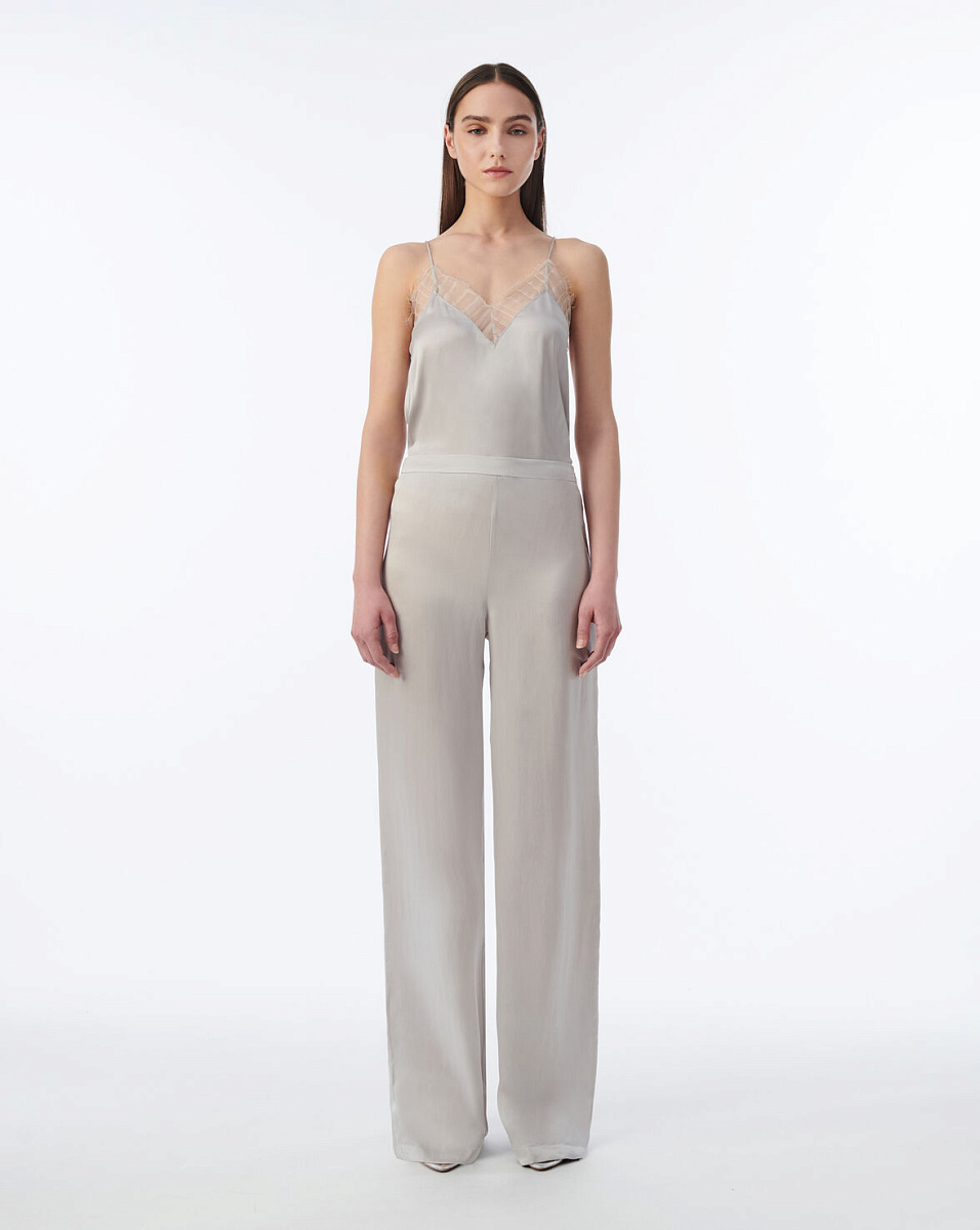 ШЕЛКОВЫЙ ТОП С КРУЖЕВОМ BERWYN