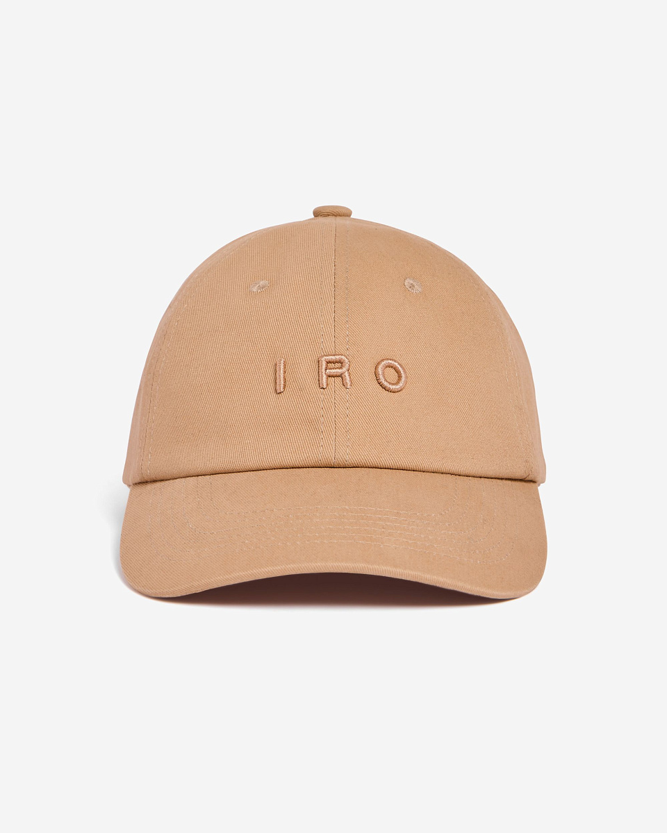 БЕЖЕВАЯ БЕЙСБОЛКА С ВЫШИВКОЙ CAP