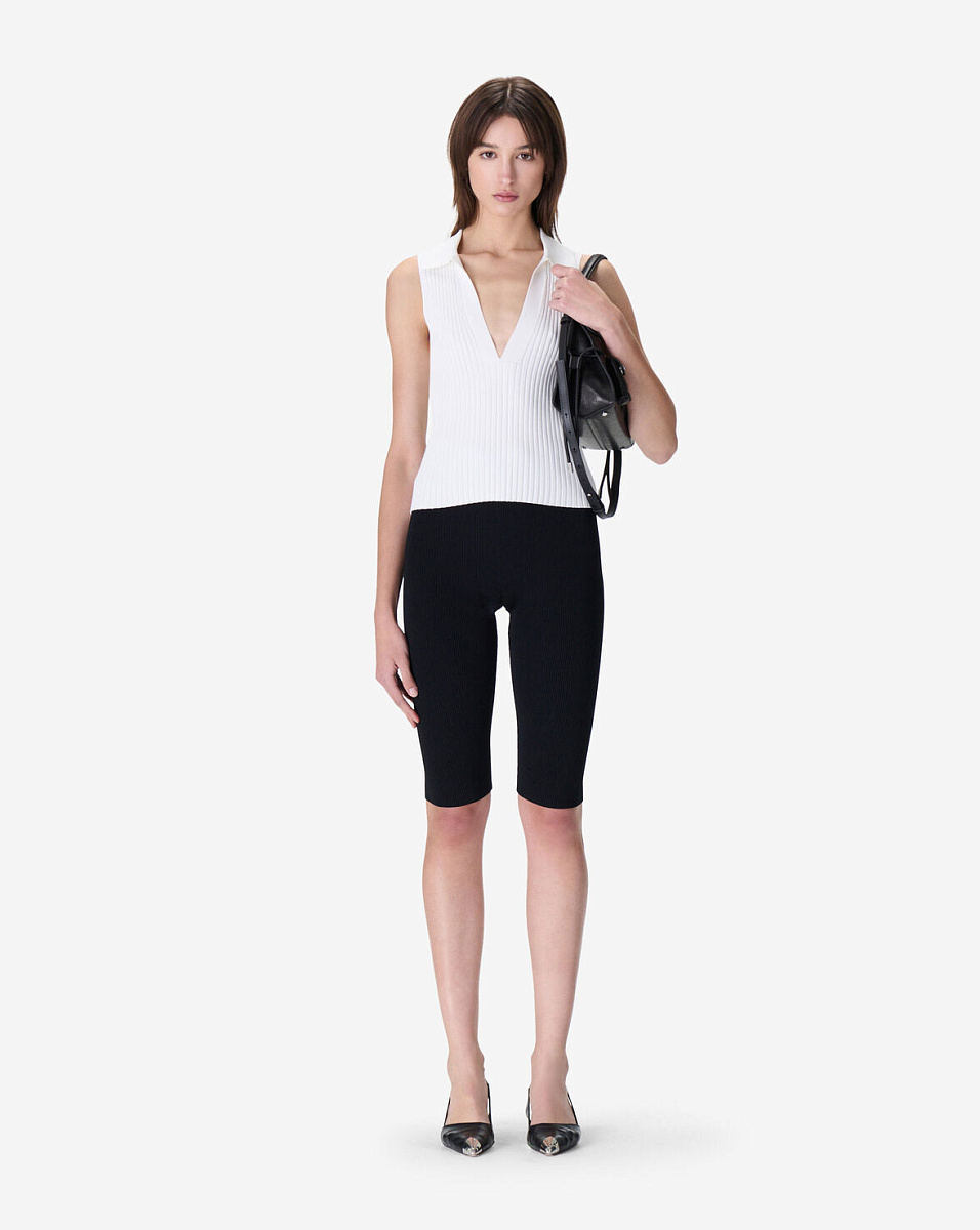 ТОП С ВЫРЕЗОМ В СТИЛЕ ПОЛО KENZIE