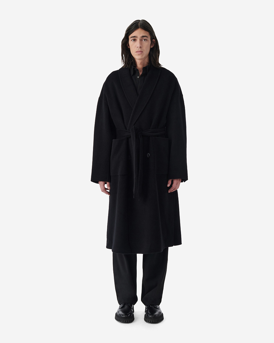 ПАЛЬТО НА ЗАПАХ ИЗ ШЕРСТИ DIMITRY