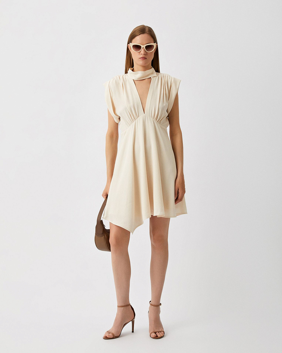 МИНИ-ПЛАТЬЕ С V-ОБРАЗНЫМ ВЫРЕЗОМ KENSIA