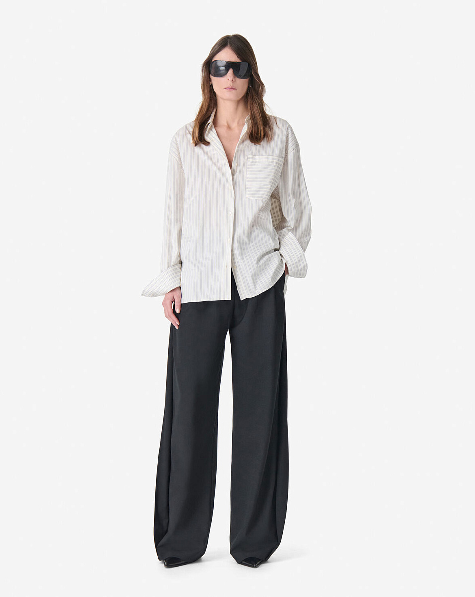 БЕЛАЯ РУБАШКА В ПОЛОСКУ LASMY