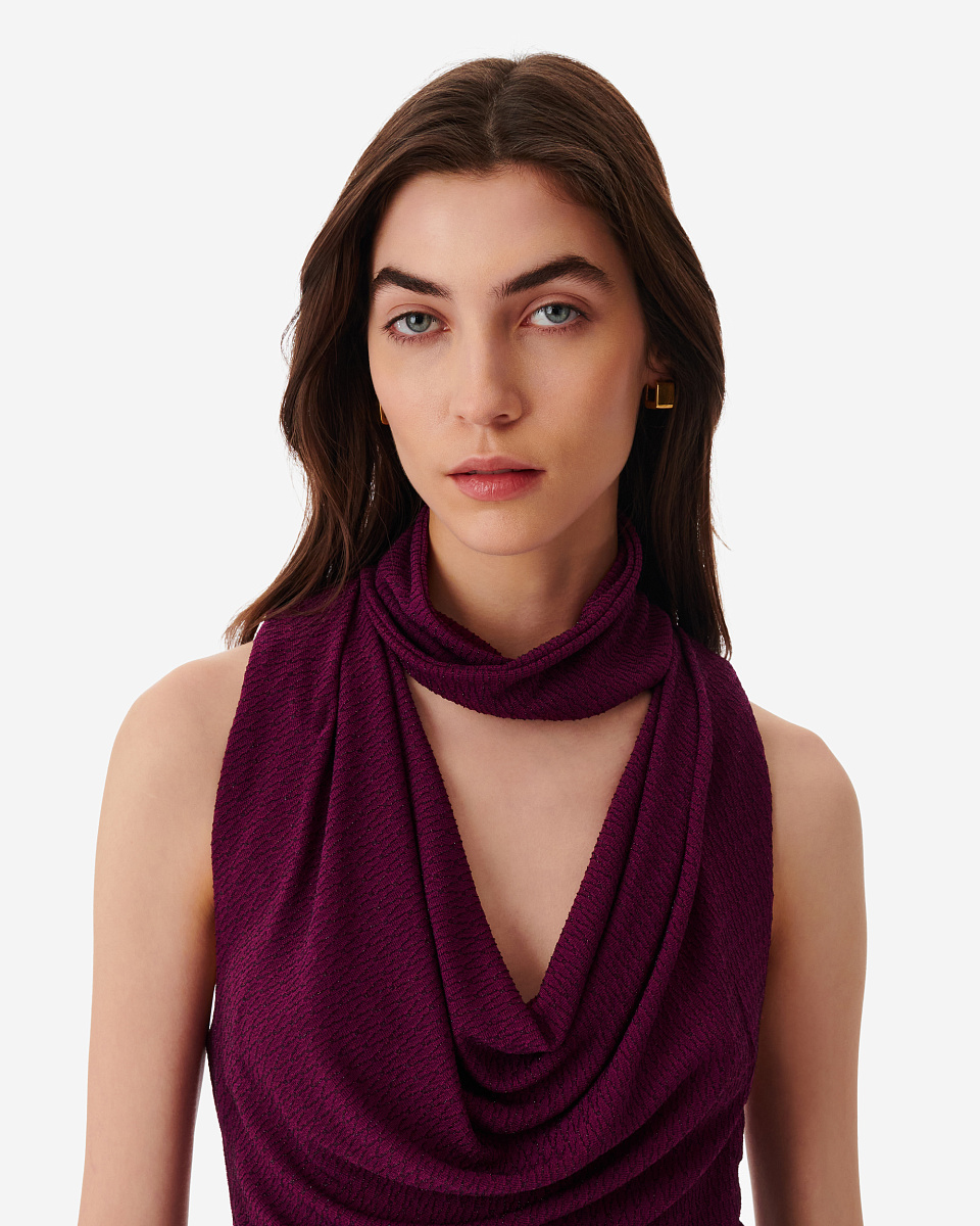 ТРИКОТАЖНЫЙ ТОП С ЛЮРЕКСОМ MARLENE