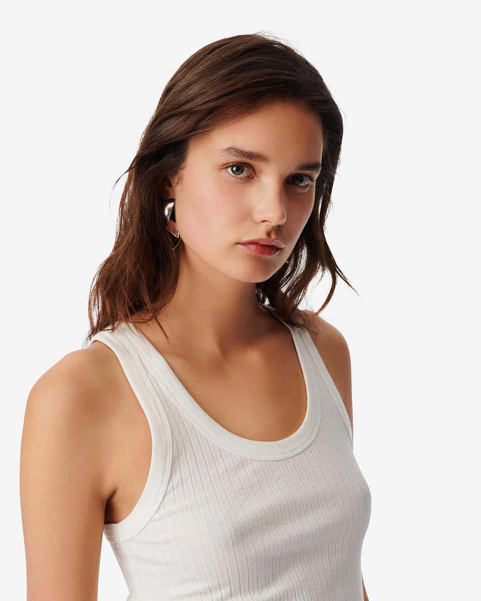 УКОРОЧЕННЫЙ ТОП В РУБЧИК EMMA