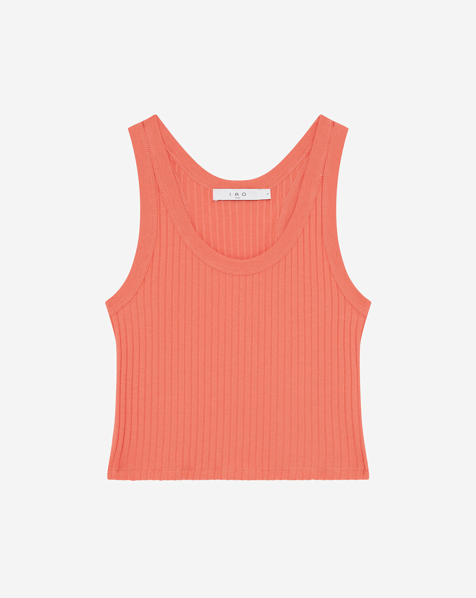 УКОРОЧЕННЫЙ ТОП В РУБЧИК EMMA