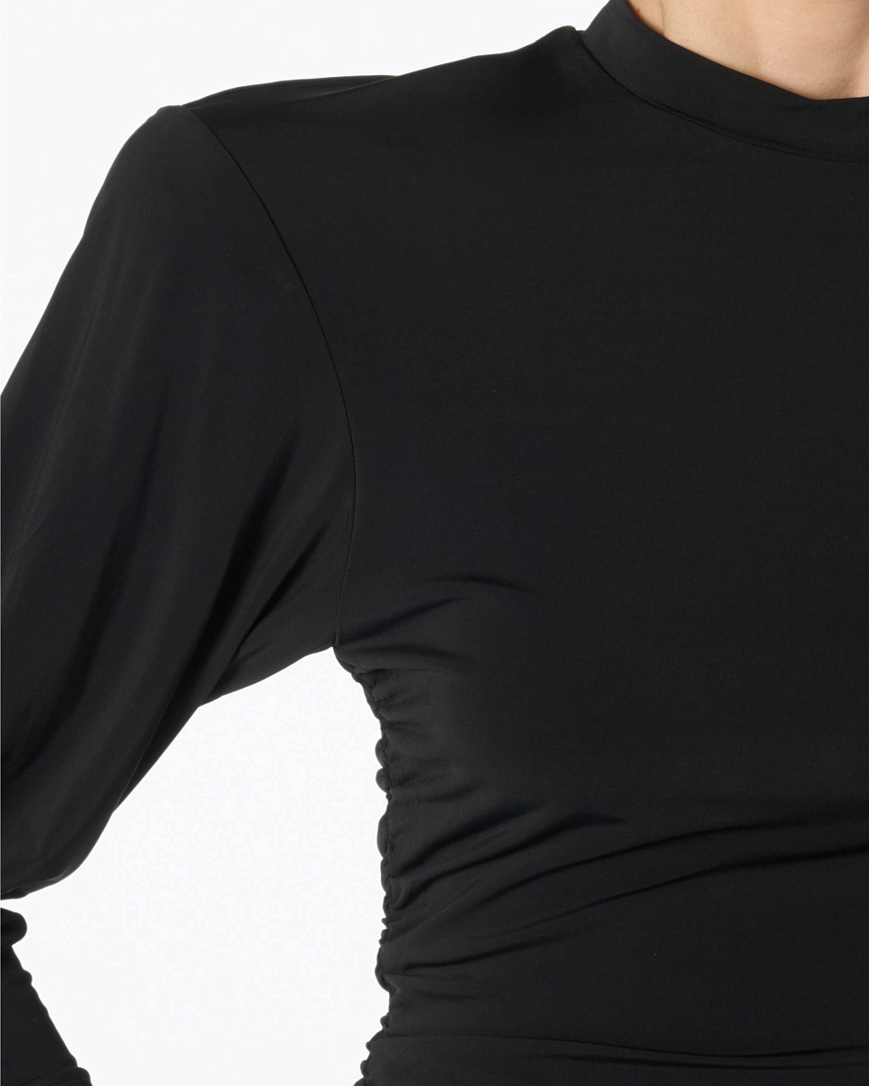 ОБЛЕГАЮЩАЯ БЛУЗА С ОБЪЕМНЫМИ РУКАВАМИ GLORIA