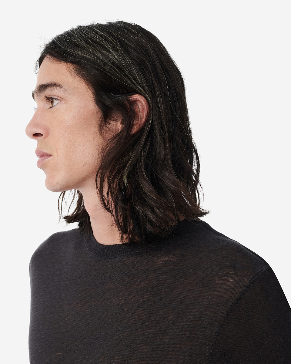 ЛЬНЯНАЯ ФУТБОЛКА С ДЛИННЫМИ РУКАВАМИ ARCHIE