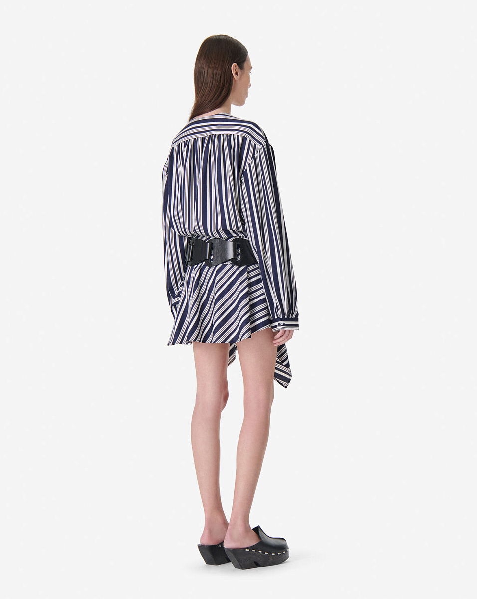 БЛУЗА С УЗОРОМ В ПОЛОСКУ ULIAH