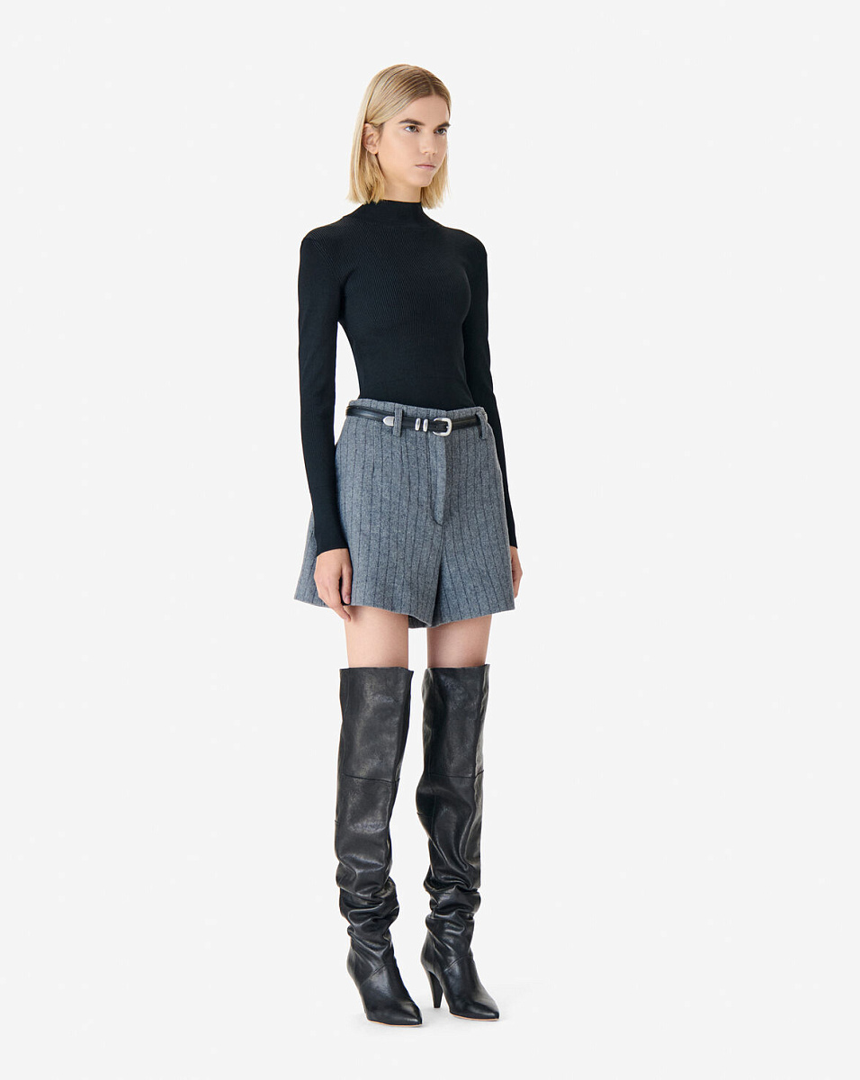 КОСТЮМНЫЕ ШОРТЫ ИЗ СМЕСОВОЙ ШЕРСТИ NIRIA