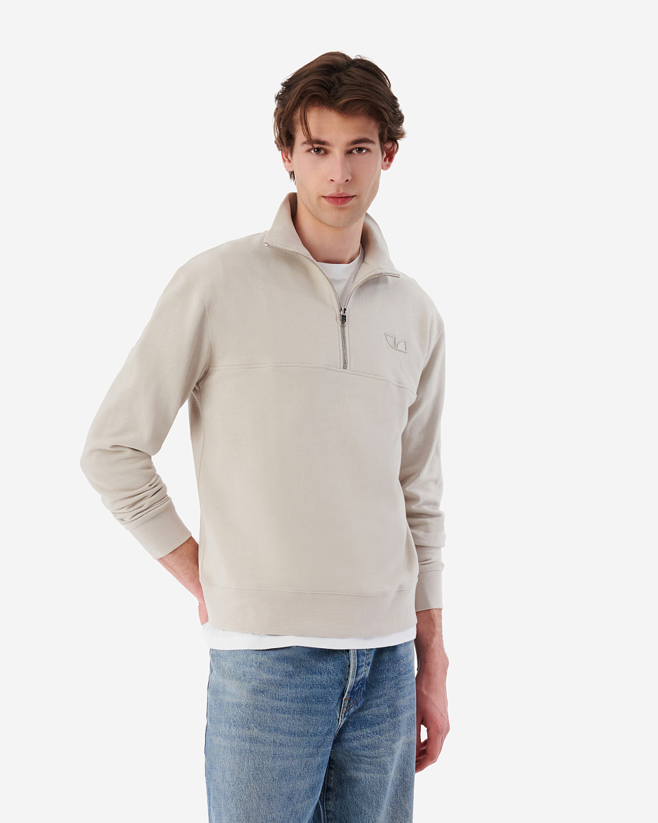 ТОЛСТОВКА С ВОРОТНИКОМ-СТОЙКОЙ DEVONN