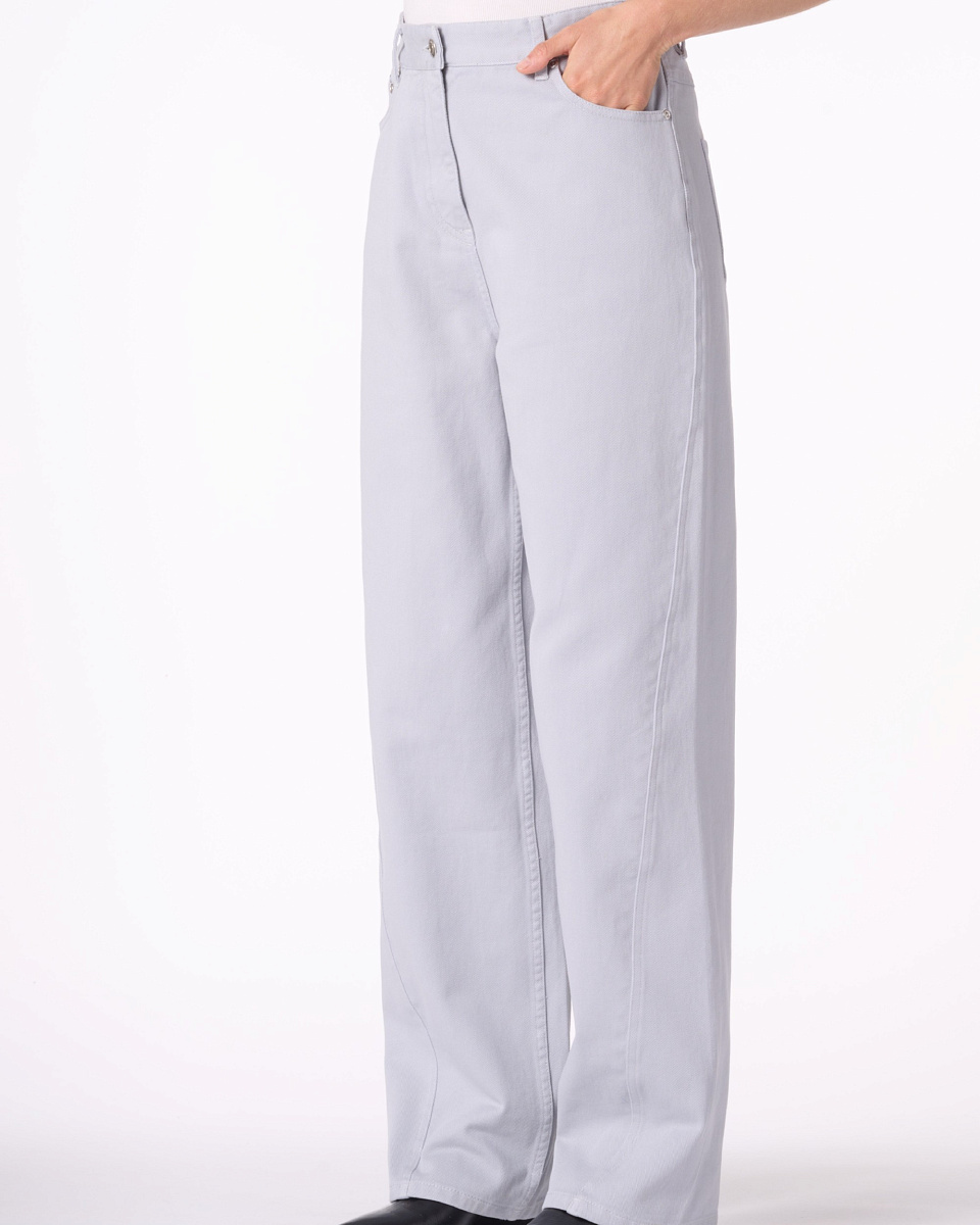 СЕРЫЕ ДЖИНСЫ ПРЯМОГО КРОЯ AURELIEN