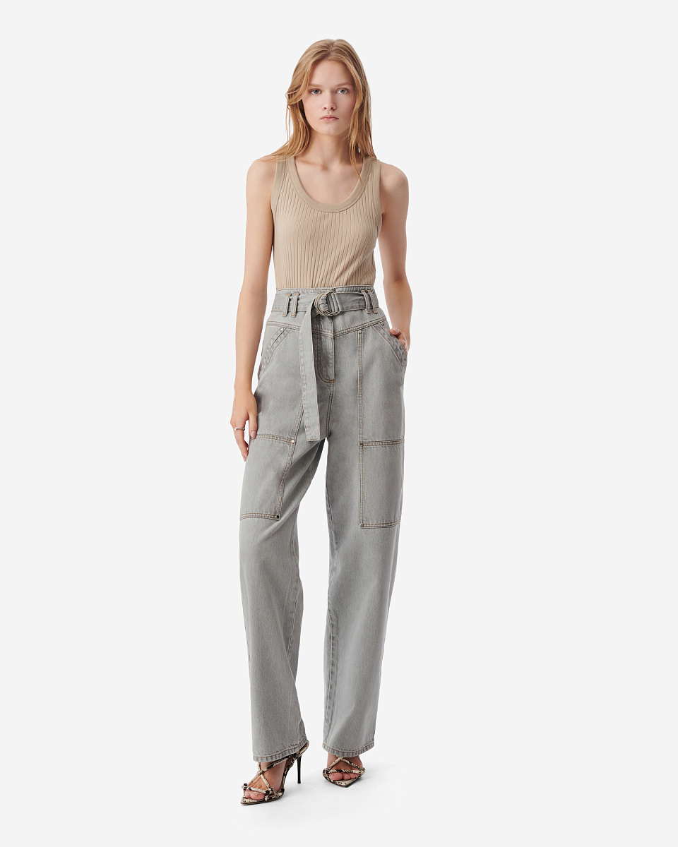 УКОРОЧЕННЫЙ ТОП В РУБЧИК EMMA УКОРОЧЕННЫЙ ТОП В РУБЧИК EMMA