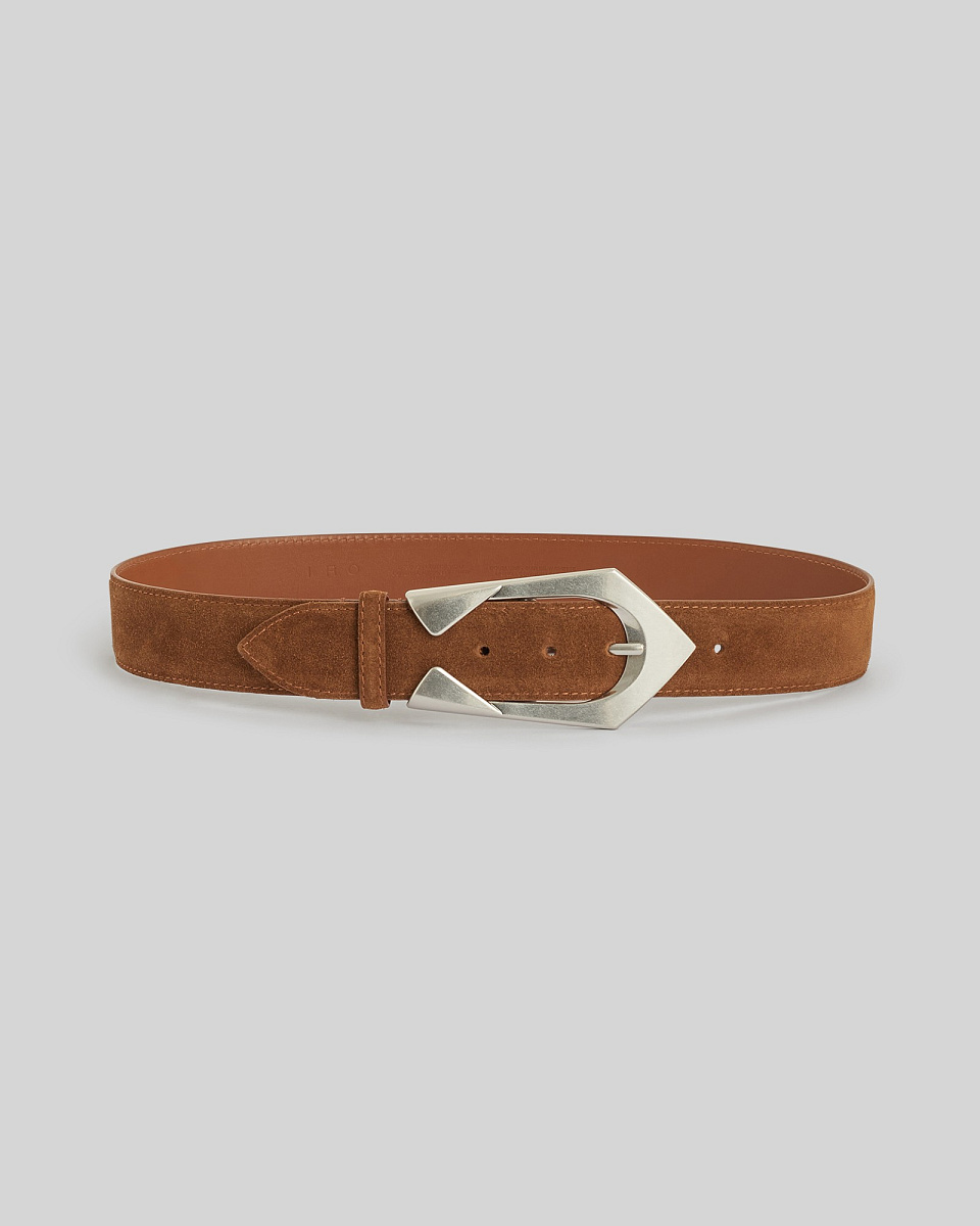 КОРИЧНЕВЫЙ ШИРОКИЙ РЕМЕНЬ ИЗ ЗАМШИ CUFF XL SUEDE
