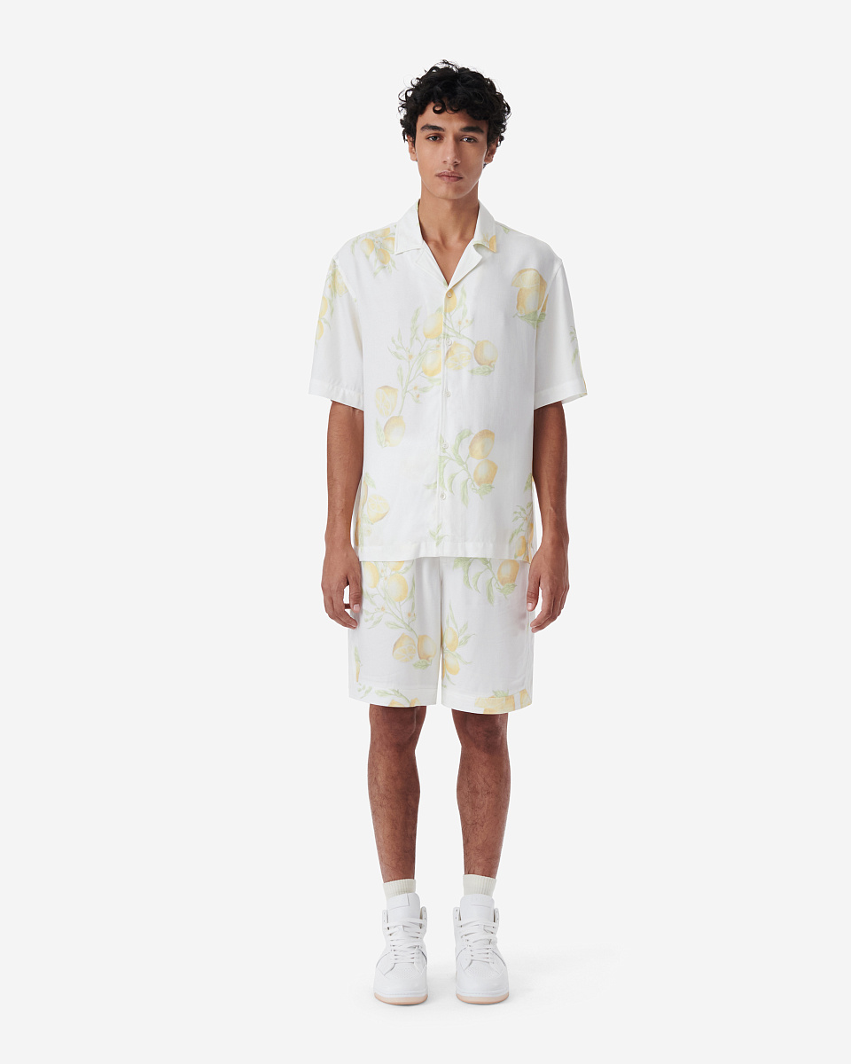 РУБАШКА ИЗ 100% ВИСКОЗЫ С ПРИНТОМ VIGO